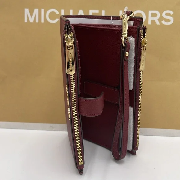 Michael Kors Jet Set Travel Large Double Zip Wristlet Wallet Phone Holder 
NWT - Picture 16 of 16